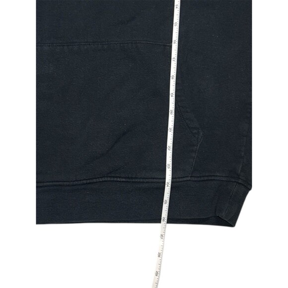 Gap 1969‎ Black Men’s Hoodie Spellout Graphic Kangaroo Pouch Small Y2K Inspired - Picture 4 of 6